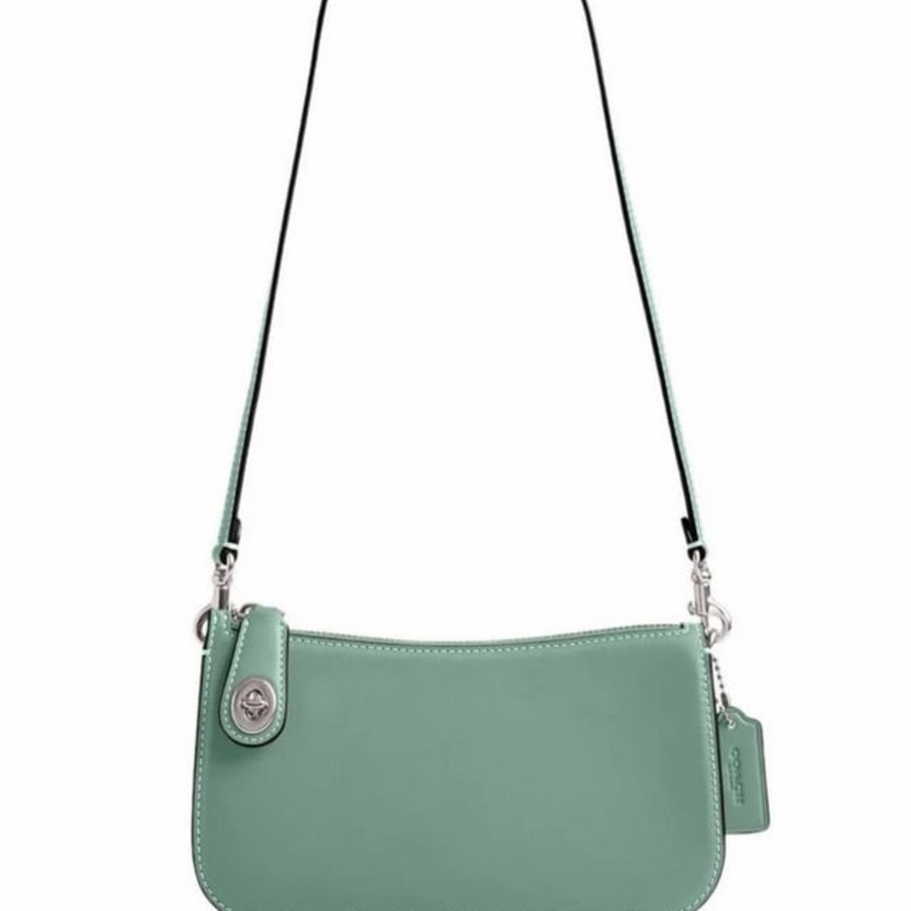 NWT - Coach Penn Aquamarine Shoulder Bag